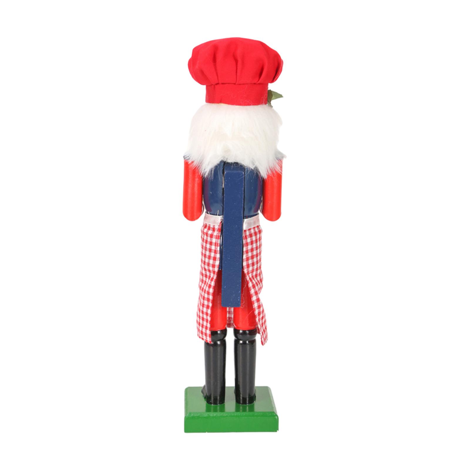 Nutcracker Figurine - Ornamento Schiaccianoci in Legno 36cm, Statuette