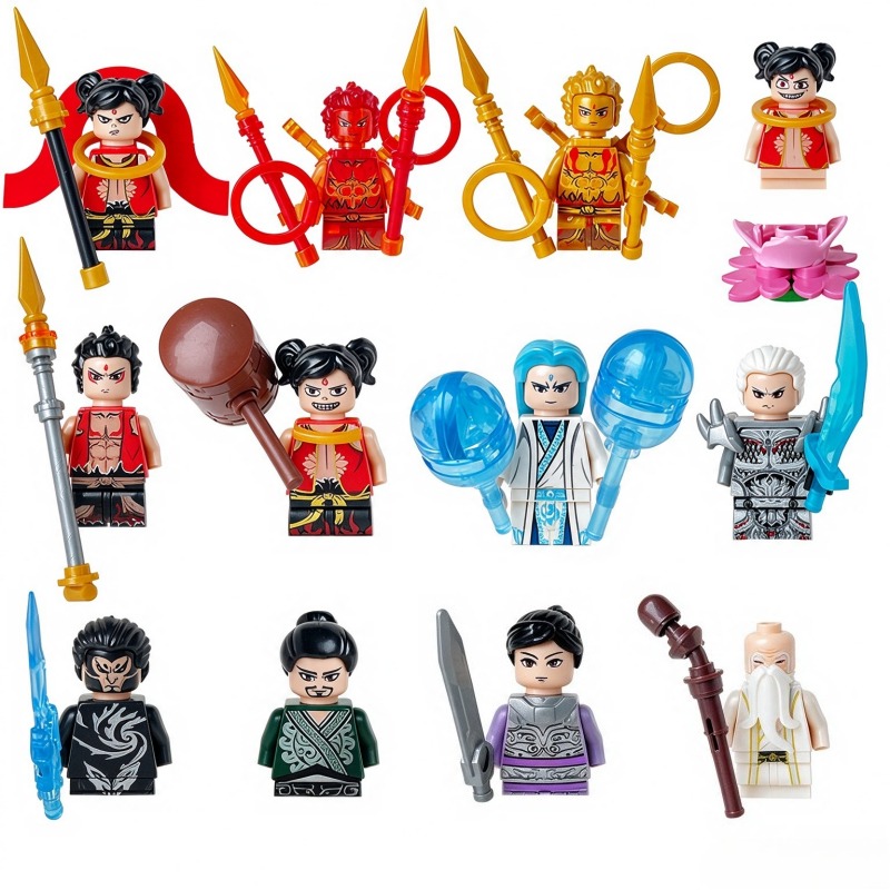 Lego Set Technic - Mattoncini da costruzione, personaggi, bambole umanoidi,