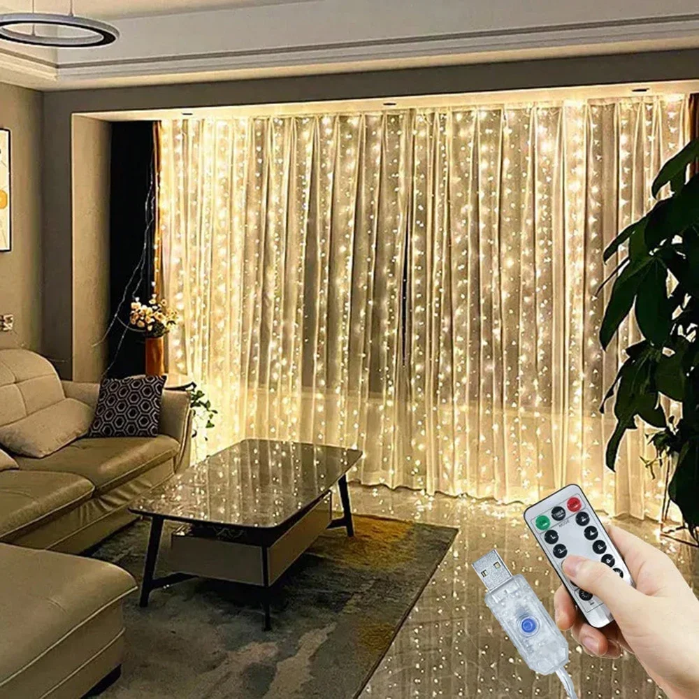Luci a tenda con fili di LED,  - Led Fairy String Lights recensione e prezzo