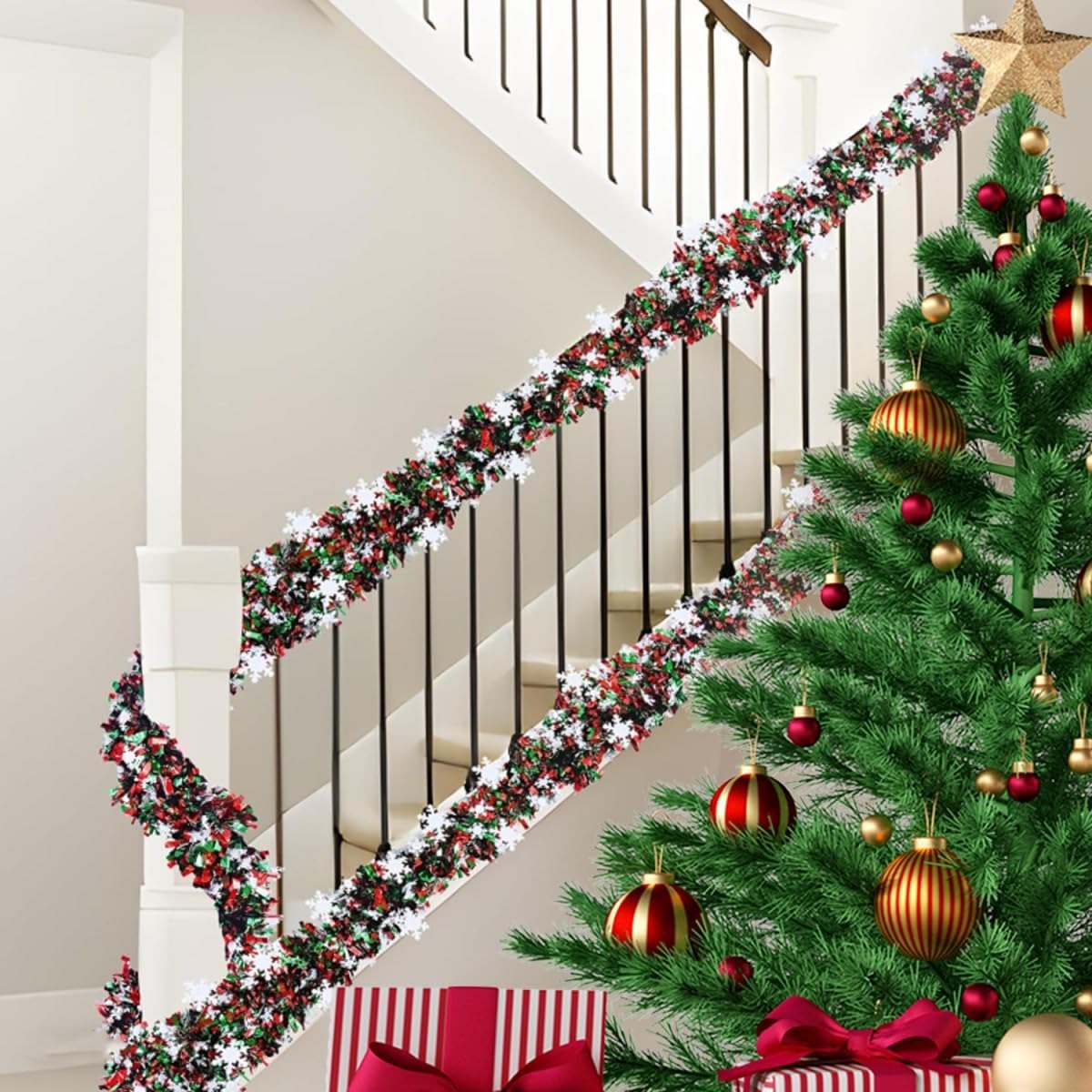 Ghirlanda di Tinsel Natalizia  - Tinsel Garland Decoration recensione e prezzo