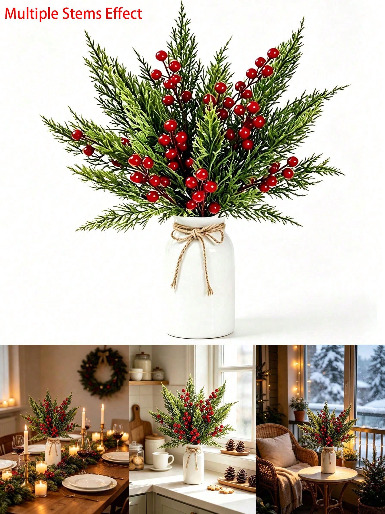20 rami di pino artificiali co - Christmas Tree Artificial recensione e prezzo